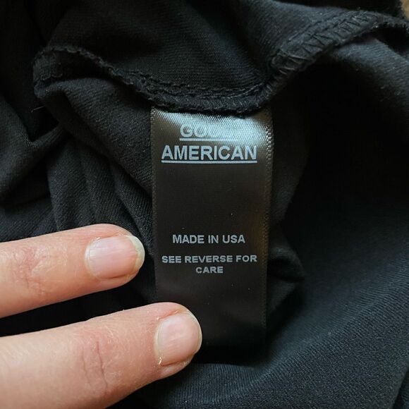 Good American  GOOD FORM CREWNECK BODY black Size 2 NWOT - Picture 2 of 9